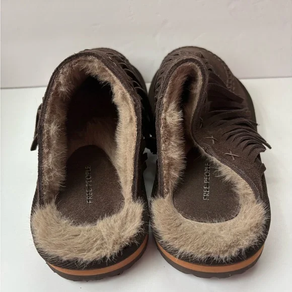 NWT Free People Fallon Fringe Mules Size 9 Women’s - Picture 8 of 14